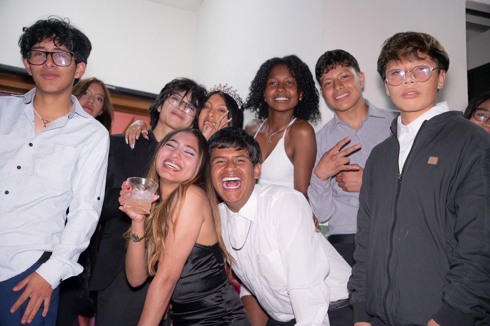 Quinceañera en automóvil