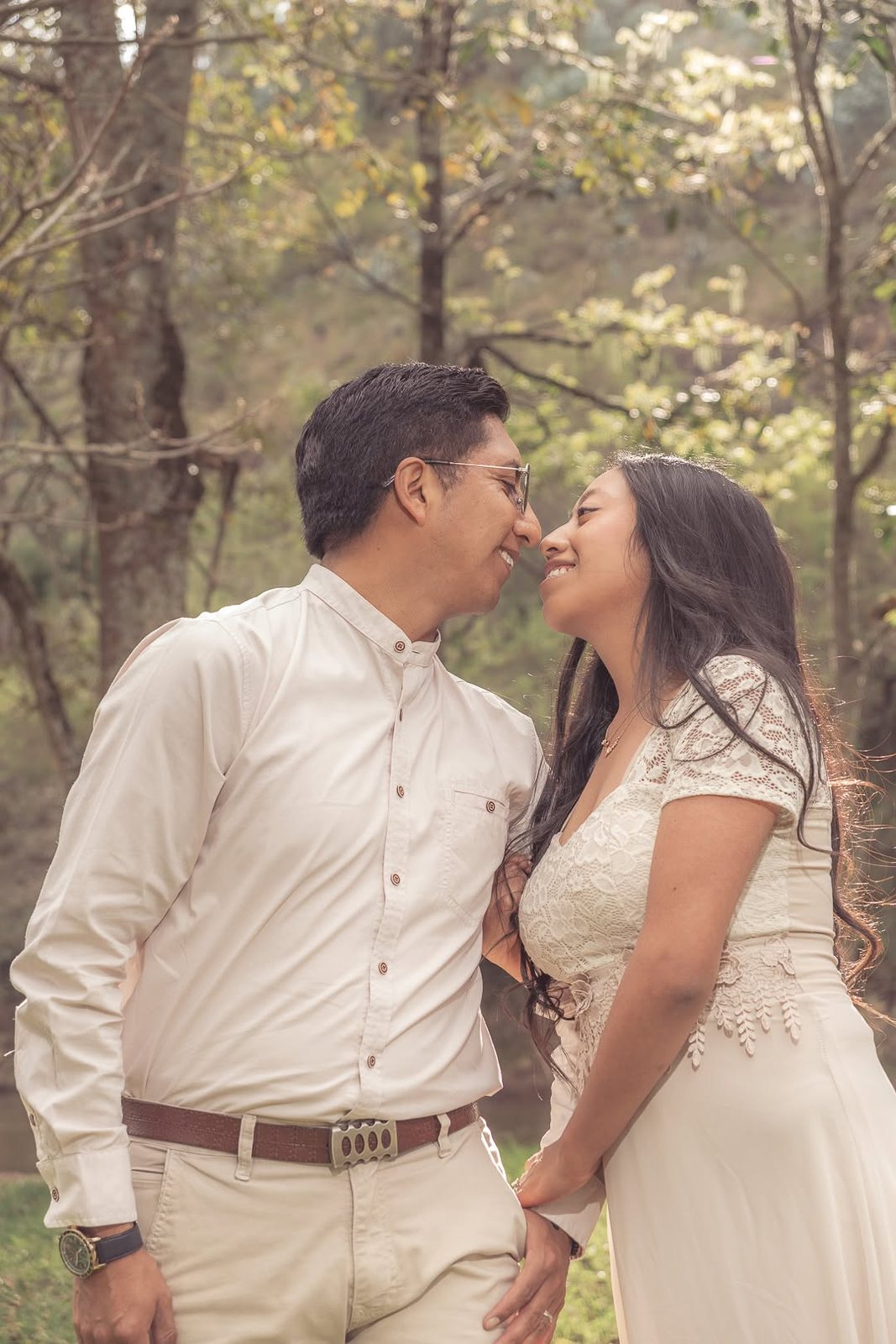 Sesión de pareja romántica